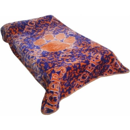 COLLEGE COVERS College Covers CLETH ClemsonThrow Blanket - Bedspread CLETH